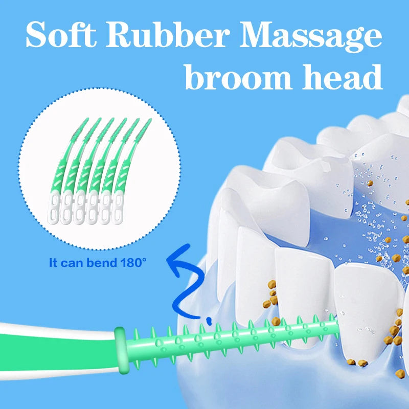1 5 Box Interdental Silicone Brushes Teeth Stick Toothpicks Dental Qme