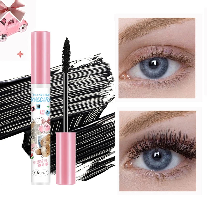 Thick Curly Eye Black Waterproof Sweat Proof Natural Qme