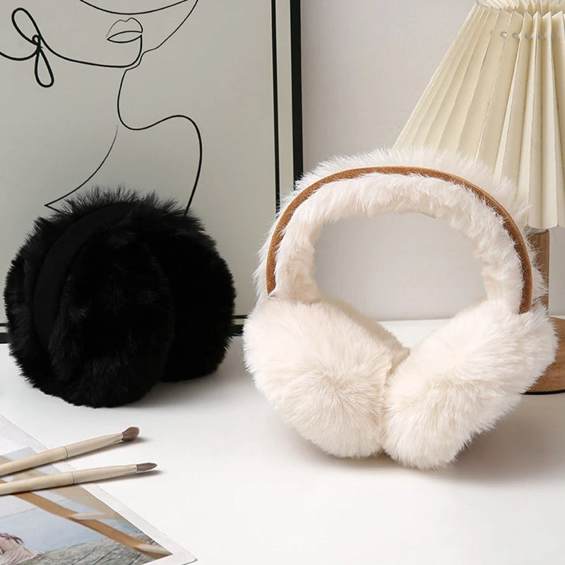 Fashionable Cute Cartoon Earmuffs Warm Thickened Winter Antifreeze Qme