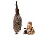 Artificial Rabbit Fur Cat Toys Soft Durable Interactive Indoor Kitten Qme A