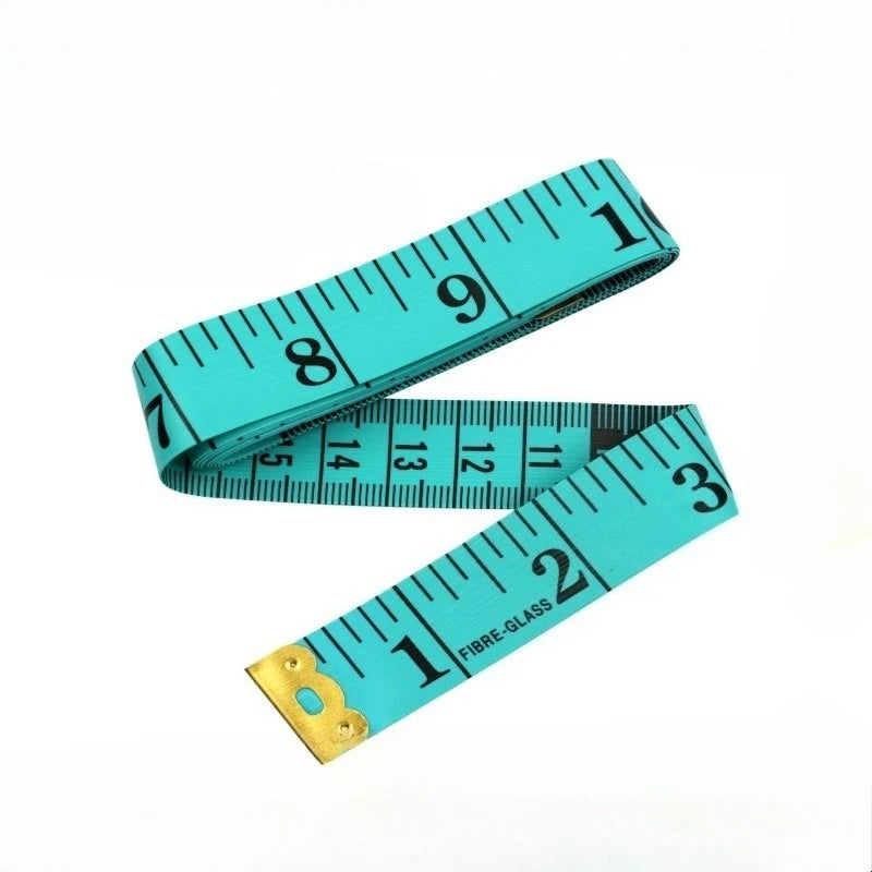 150cm/60" Body Measuring Ruler Sewing Tailor Tape Measure Centimeter Meter Sewing Measuring Tape Soft Qme 1.5mx2.0cm-green