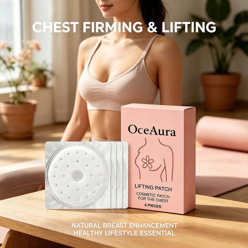 OceAura Chest Lifting Patch Deep Nourishing Skin Elasticity Enhancing Sagging Reducing Plumping Gentle Breast Firming Stickers Qme
