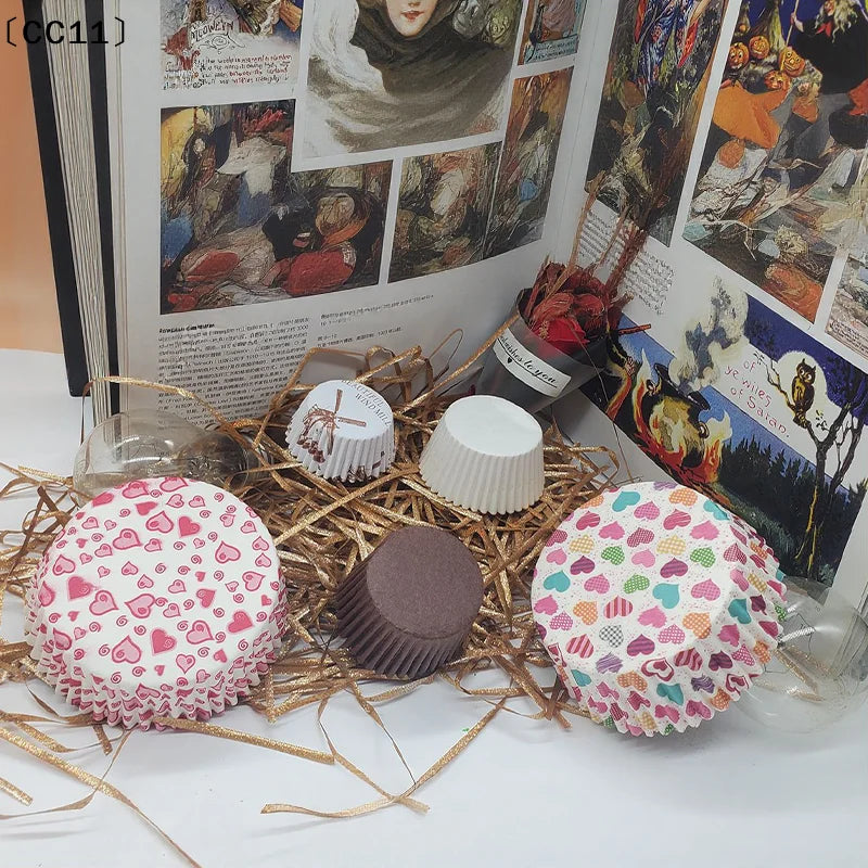 High-temperature Resistant Baking Chocolate Paper Cups Bread Cake 100 Qme