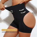 Women Waist Shaping Butt Lifting Underwear Bottoming Pants Sexy Qme black M