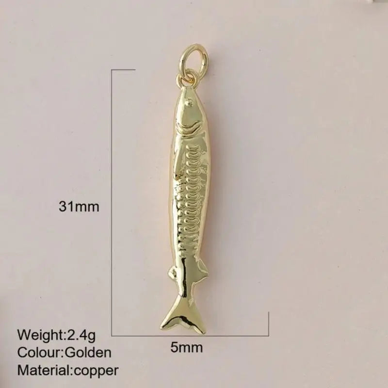 Fashion Cute Colored Enamel Fish Charms For Jewelry Making Supplies Bohemian Animal DIY Earring Bracelet Necklace Accessories Qme A18