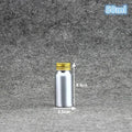 50ml-250ml Gold Aluminum Bottle With Screw Cap Perfume Cosmetic Toner Water Bottle Travel Protable Refillable Bottle Qme 50ml