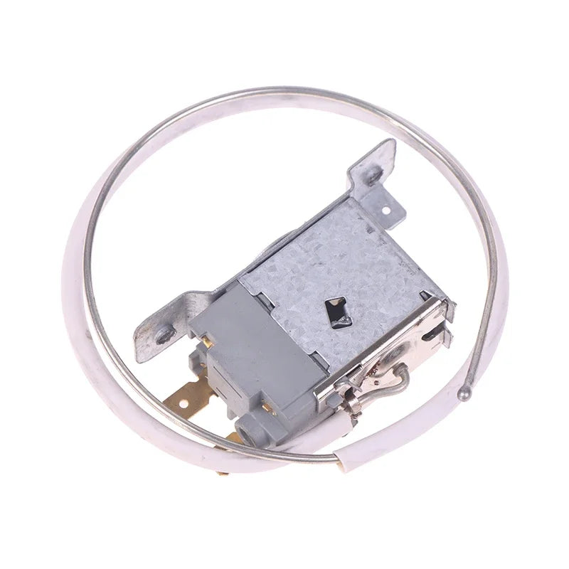 WP5B 2Pin Refrigerator Refrigeration Thermostat AC 250V 6A 50/60Hz Refrigerator Accessories 50cm Metal Cord Qme