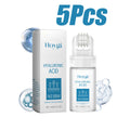 0.25mm Micro Needle Essence Hyaluronic Acid Microneedle Roller Facial Serum Hydrating Brightening Pore Refining Beauty Skin Care Qme 5 Pcs