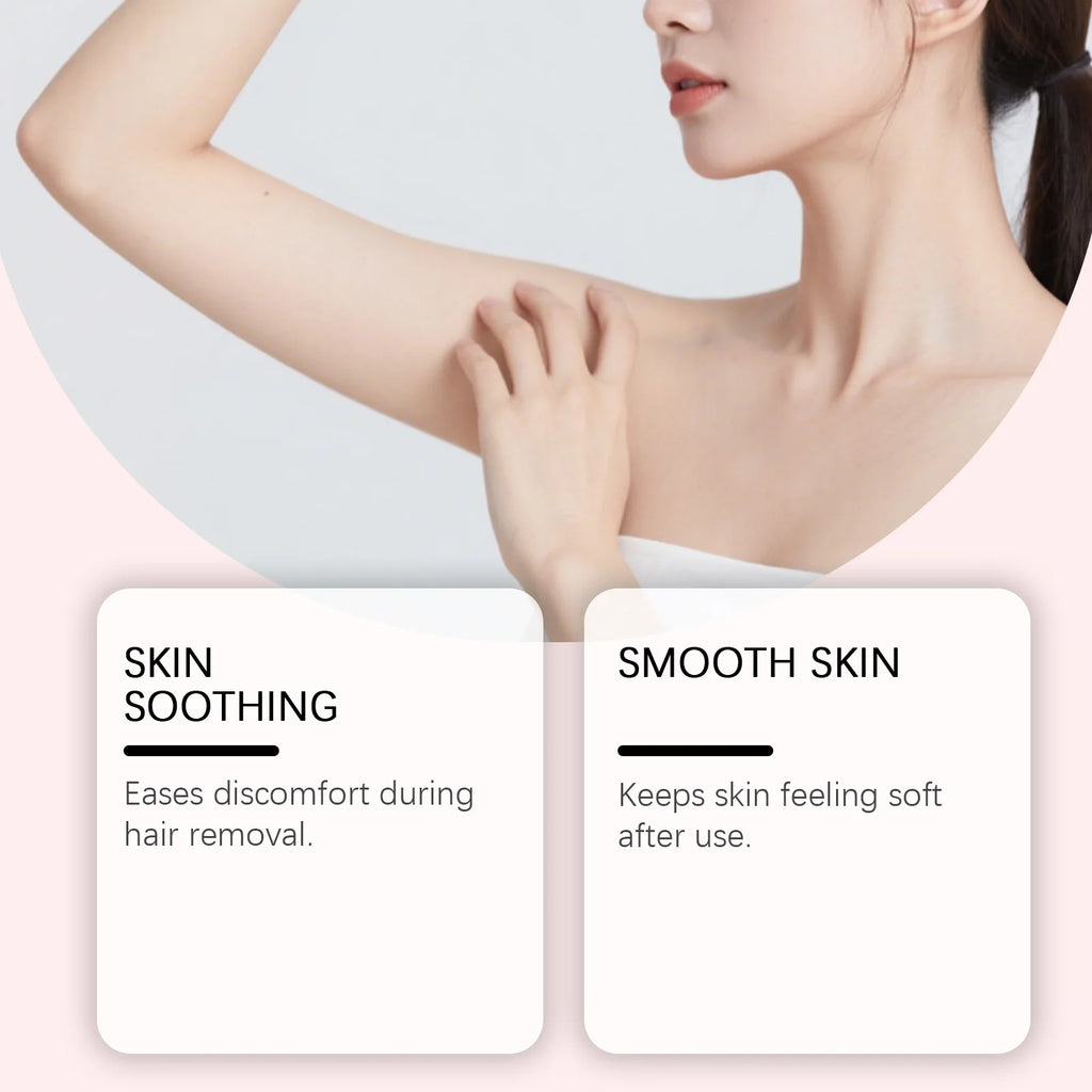 OceAura Hair Removal Oil For Arms Legs Armpits Plant Extract Containing Moisturizing Non-Greasy Soothing Hair Removal Serum 60mL Qme