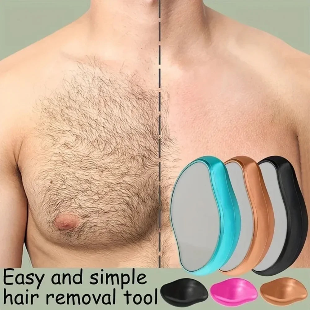 Crystal Hair Removal Eraser Painless Manual Depilation Tool Safe Qme
