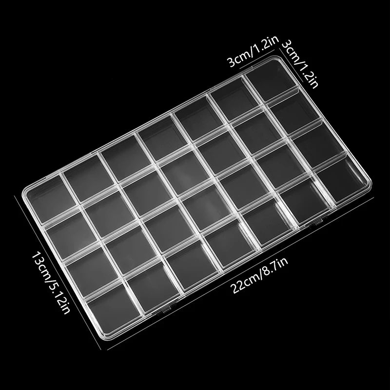 Beads Organizer Art Diy Jewelry Multifunctional Clear Plastic Box Qme
