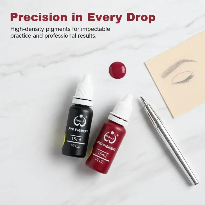 Professional Tattoo Ink Permanent Makeup Eyebrow Lips Eyeliner Qme