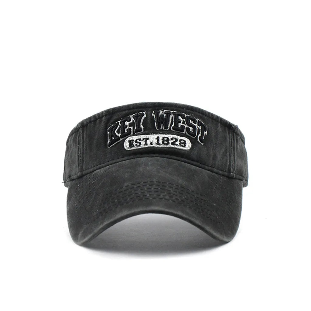 Unisex Embroidery Empty Top Baseball Caps Outdoor Adjustable Casual Hip Hop Hat Ball Sports Running Climbing Sunscreen Hat Qme