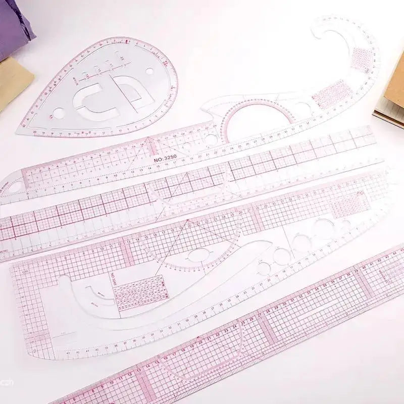 Clothing Sewing Ruler French Curve Flexible Tailoring Templates Qme