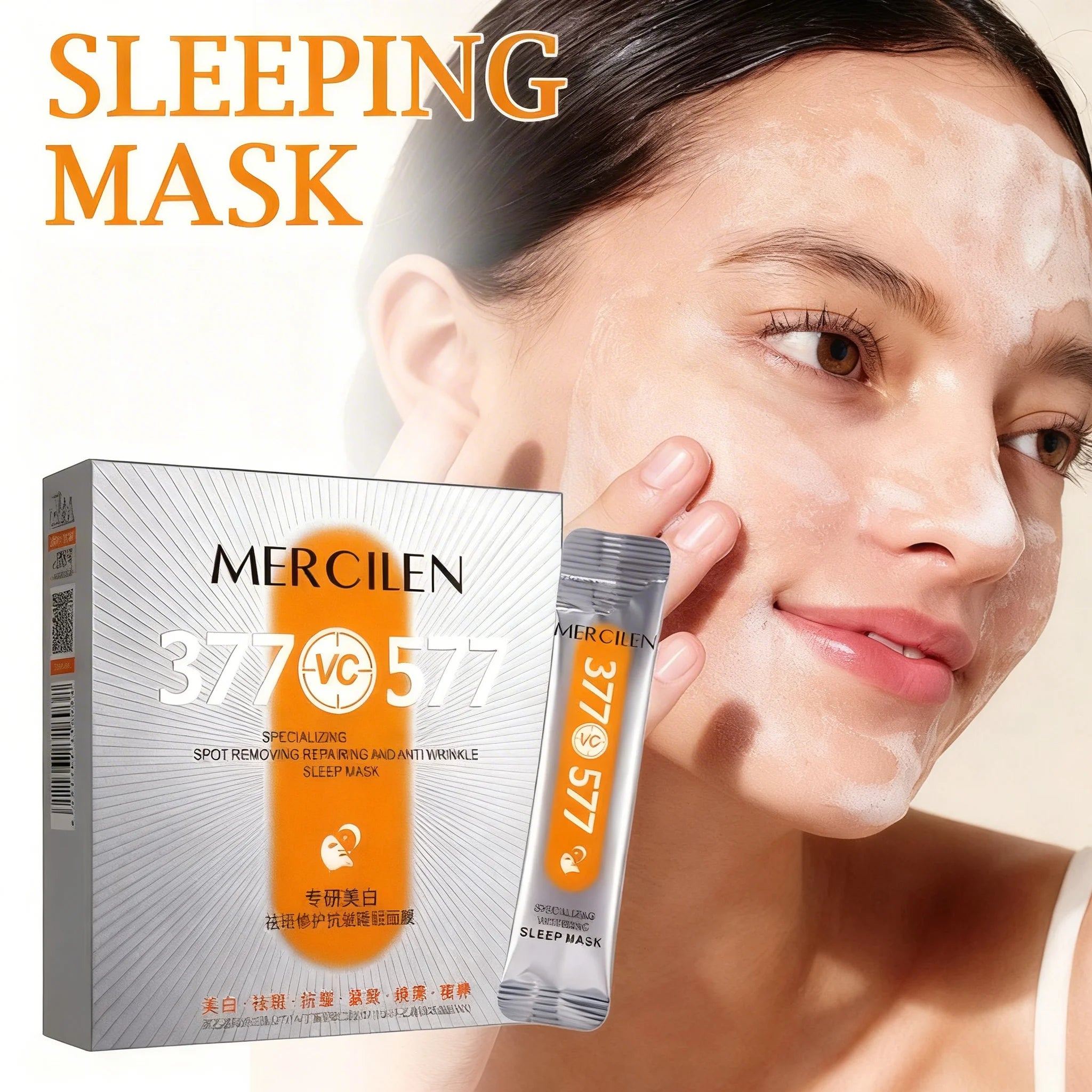 Hydrating Sleeping Face Sheet Masks Moisturizing Facial Mask Qme