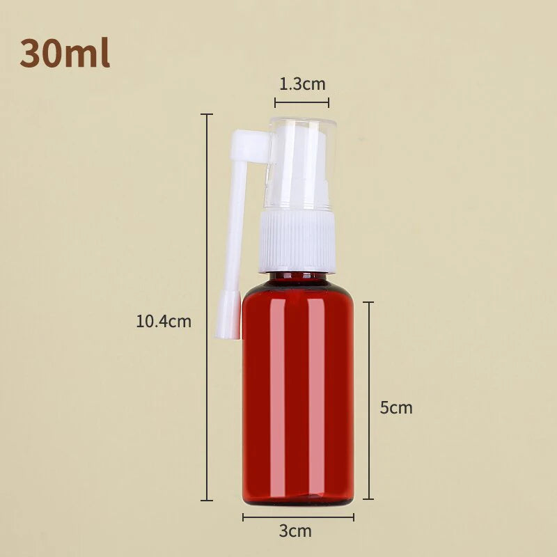 10- PET Spray Bottle Elephant Trunk Nasal Cosmetic Jars Pot Sample Qme 30ml
