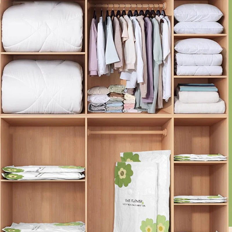 Clothing Quilt Storage Bag Travel Moving Vacuum Compression Household Qme