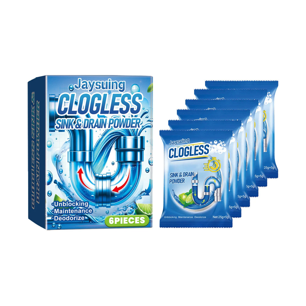 Drain Cleaning Powder Eliminate Stubborn Clogs Kitchen Sewer Power Pipes Channel Remover Prevent Blockage Pipe Dredging Agent Qme