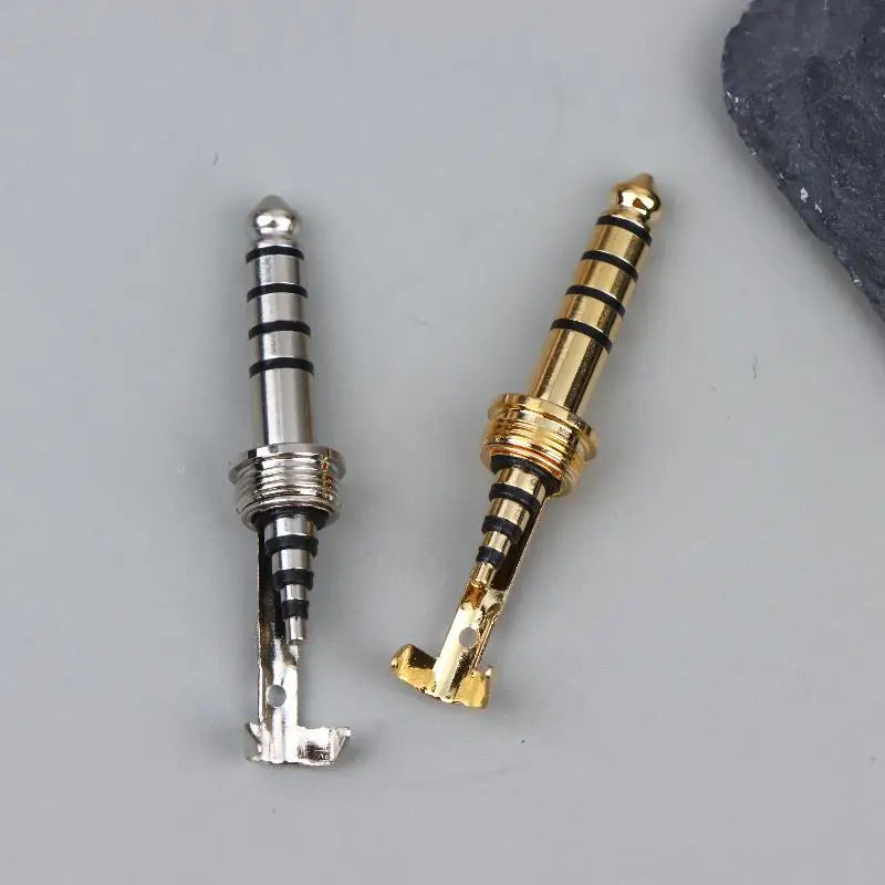 HIFI Copper Rhodium Plated 5Pole Balanced Audio Plug Clip Personal Qme