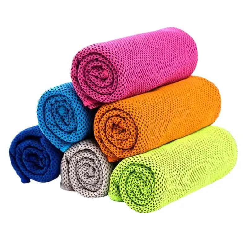 Breathable Cooling Towel Ultra Soft Microfiber Quick Drying Sunstroke Prevention Outdoor Sports Qme