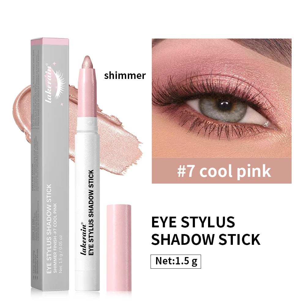 Eyeshadow Pencil Smooth Waterproof Sweat-proof Does Not Smudge Stick Qme 07 Cool Pink