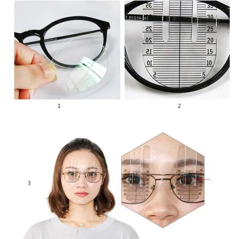 1Pair Optical PH Ruler Pupil Height Meter Optometry PH Tester For Hospital Eye Ophthalmic Measuring Tools For Eyeglass Equipment Qme