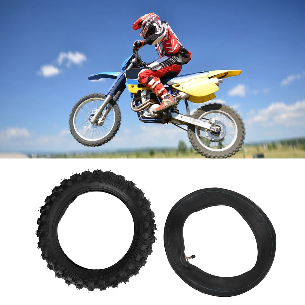 Tire and Inner Tube Replacement 2.50‑10 Inch Tire and Inner Tube for DIY Modification Replacement for CRF50 Dirt Bike Qme