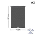Portable Retractable Roller Shade With Suction Cups Sun Protection And Heat Insulation Perfect For Home Windows And Car Use Qme A2