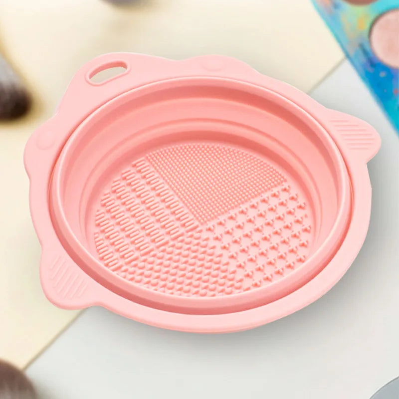 Makeup Brush Cleaner Carpet Cleaning Brushes Silicone Pad Cosmetic Qme