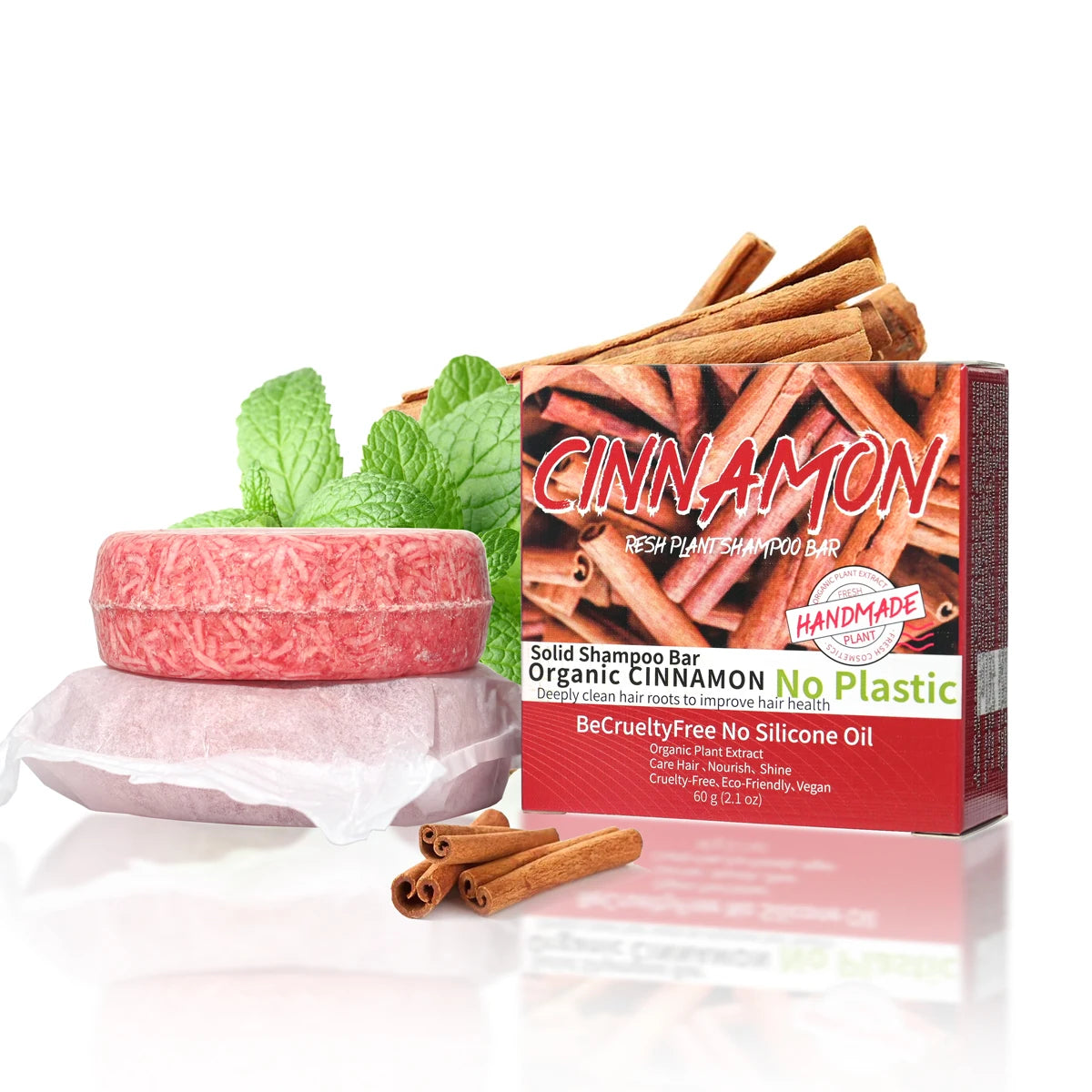 Private Label Cinnamon Essential Oil Shampoo Soap Handmade Organic Qme