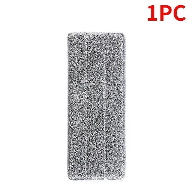 6/1PCS Microfiber Mop Pads Replacement Household Washable Spray Mop Cloth Household Portable Mop Head Cleaning Cloth Pad 33x12cm Qme 1PC