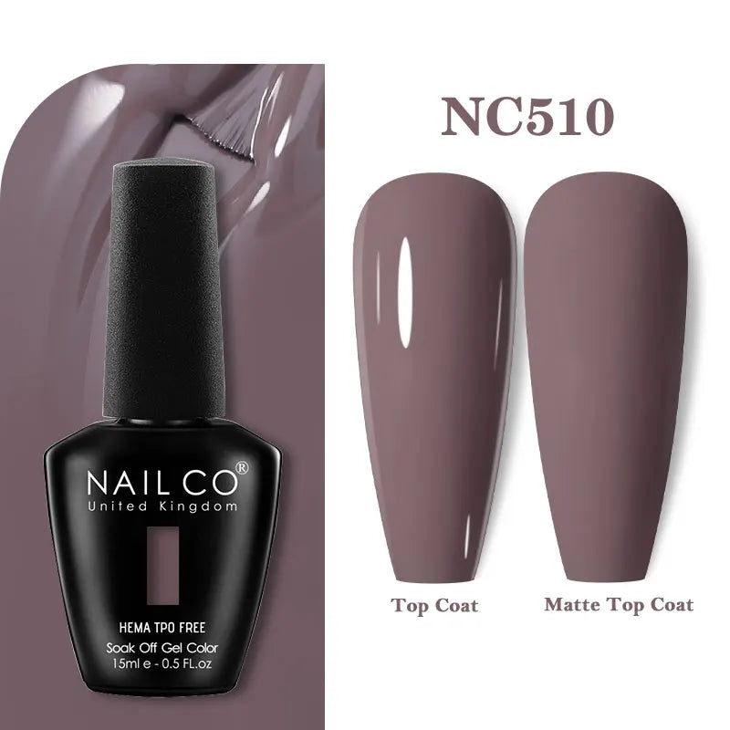 NAILCO Coat Base Gel Nail Polish Nails Art Semi Permanent Lacquer