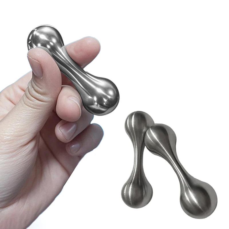 Knucklebone Stainless Steel Bone Fingertip Rotating Decompression Toy Qme