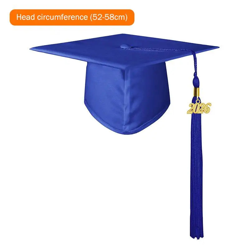 2026 Graduation Cap Headwear With Tassel For High School & Bachelor Degree Cap Unisex Graduation Dress Ceremony Hat Master Qme B7