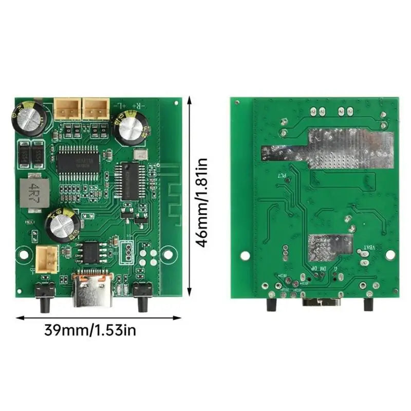 2 10W Dual Channel DC 5V 3 7V TWS Bluetooth Amplifier Board Easy Qme