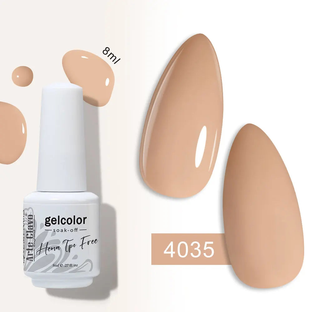 Arte Clavo Semi-permanent Gel Nail Varnish 180 Colors Semipermanent