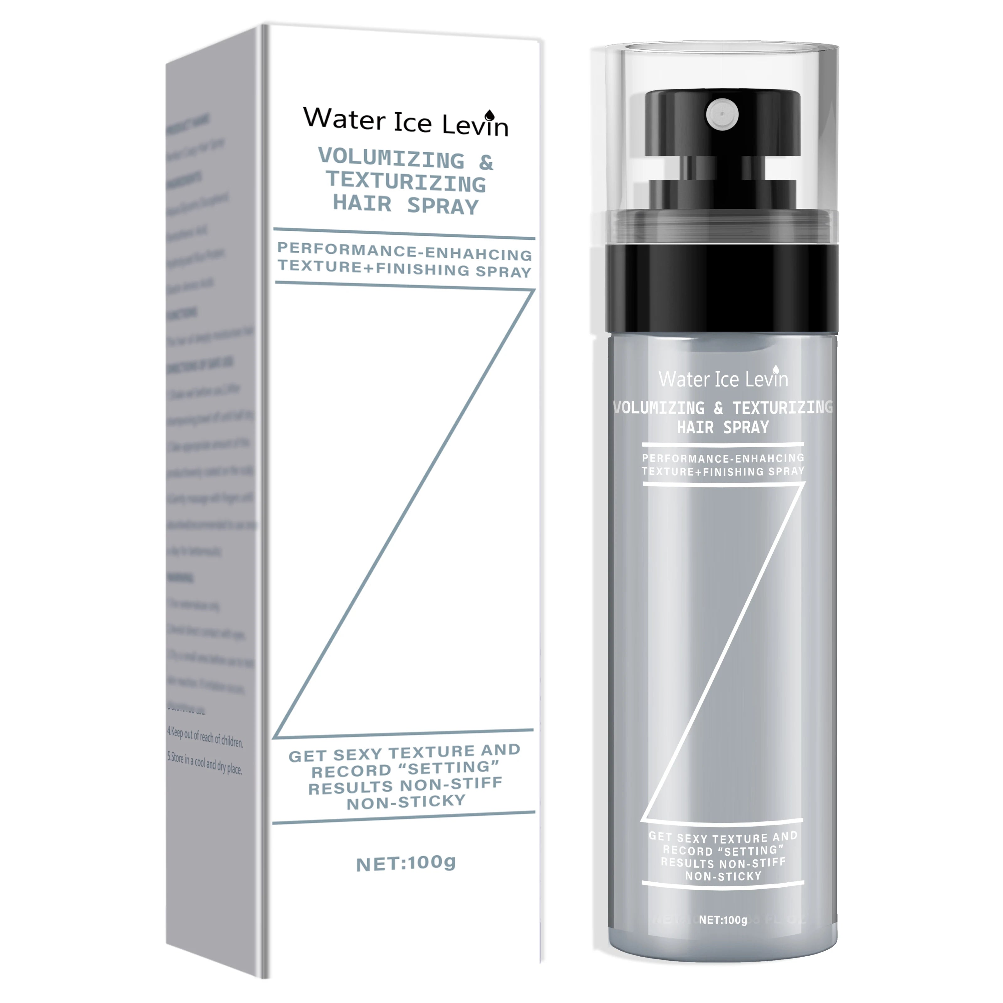 Unisex Hair Gel Rich in Glycerin, No-Rinse, Long-Lasting Hold and Volume, Residue-Free Texture Finish - 100g, Quick-Drying Oil-Control Formula Qme 100g Box