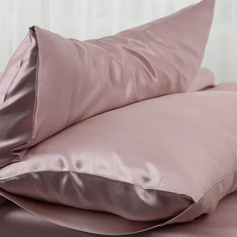 100% Natural Mulberry Silk Pillow Case Real Silk Protect Hair Skin Pillowcase Any Size Customized Bedding Pillow Cases Cover Qme
