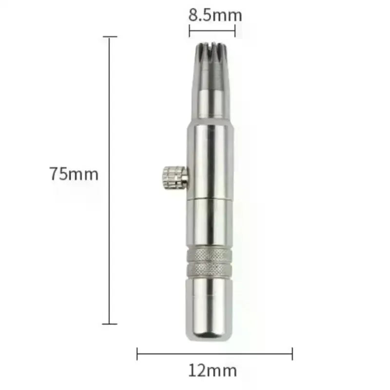 Mini Manual Nose Ear Hair Trimmer Stainless Steel Sharp Edge Painless Qme