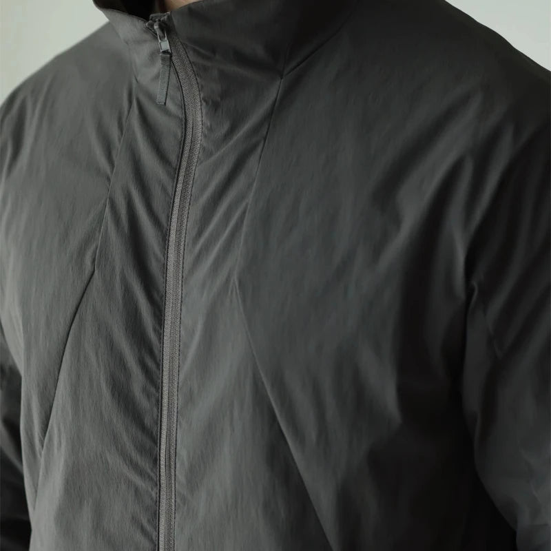 Men's Premium Lightweight Stand-up Collar Business Jacket Qme
