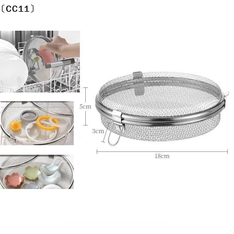 304 Stainless Steel Airfryer Basket Quickly Drain Oil Rust-proof Qme