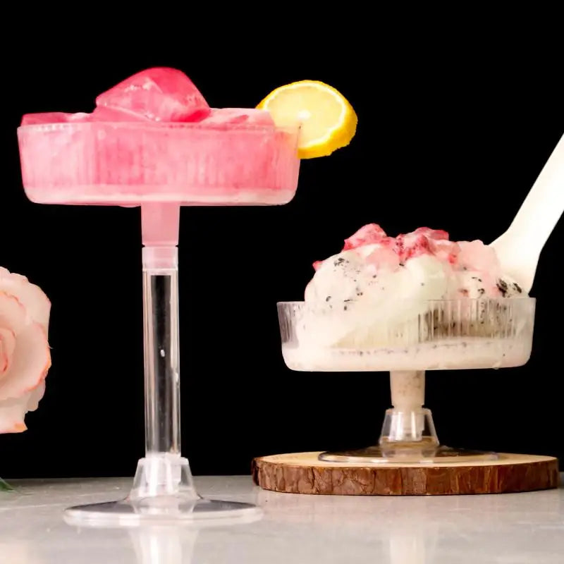 Detachable Champagne Tower Dessert Cup Wedding Party Plastic Martini Qme