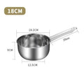 CC11Stainless Steel Water Scoops Multipurpose Hanging Soup Ladle Qme 180mm Light silver