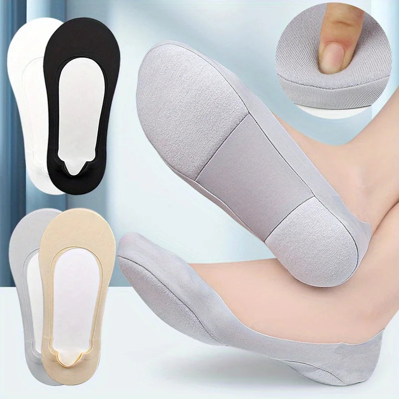 3D Anti Slip Low Top Boat Socks,soft Boat Socks ,shock-absorbing Summer Thin Breathable Shallow Mouth Invisible Anti Slip Socks Qme