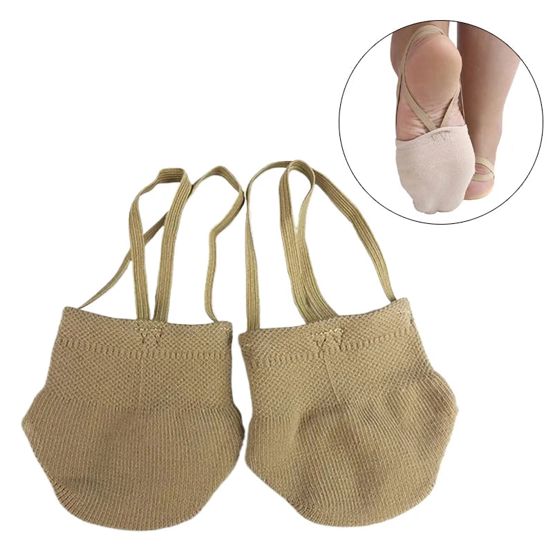 Rhythmic Gymnastics Soft Half Socks Art Gym Dance Shoes Professional Qme