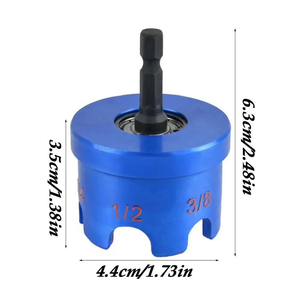 nut driver drill bit adapter kit Fast Aluminum Alloy Adapter Quick Nut Bolt Removal Attachment for Construction Furniture Qme Blue