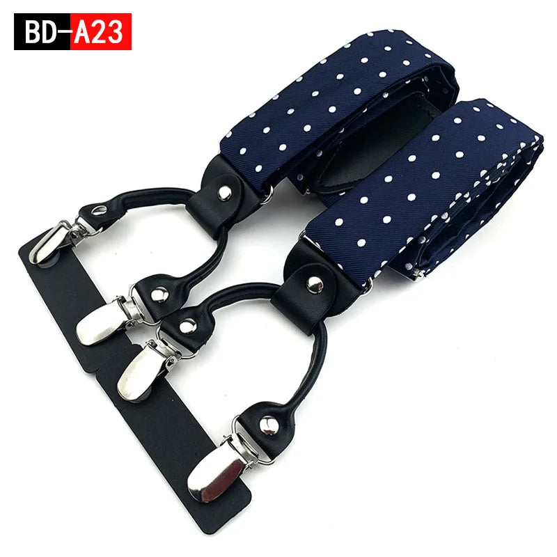 Men's Suspenders Strong Clip Adjustable Y Shape Back Costume Tuxedo Qme cl-3