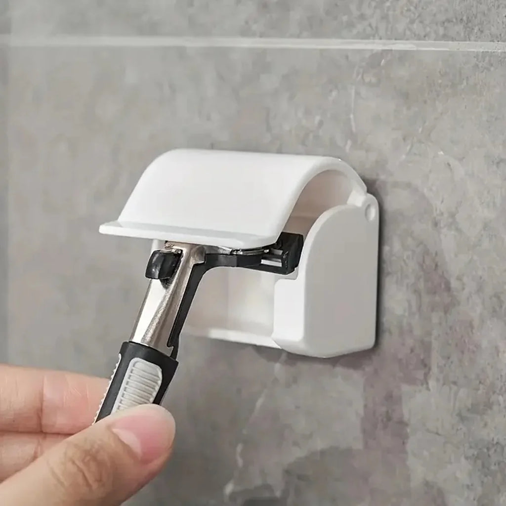 Shower Razor Hanger and Electric Toothbrush Holder - Organize Your Bathroom with Ease! Qme