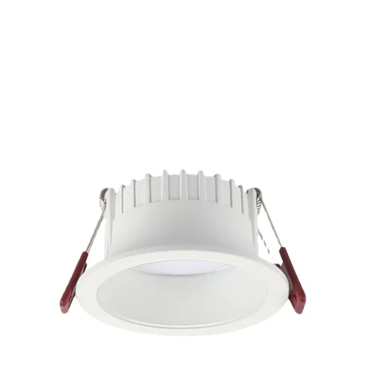 Round Anti-Glare Led SMD2835 Recessed Downlights 7w 10w Hole Size 7cm Ceiling Lamp Spotlights for Indoor Lighting Qme