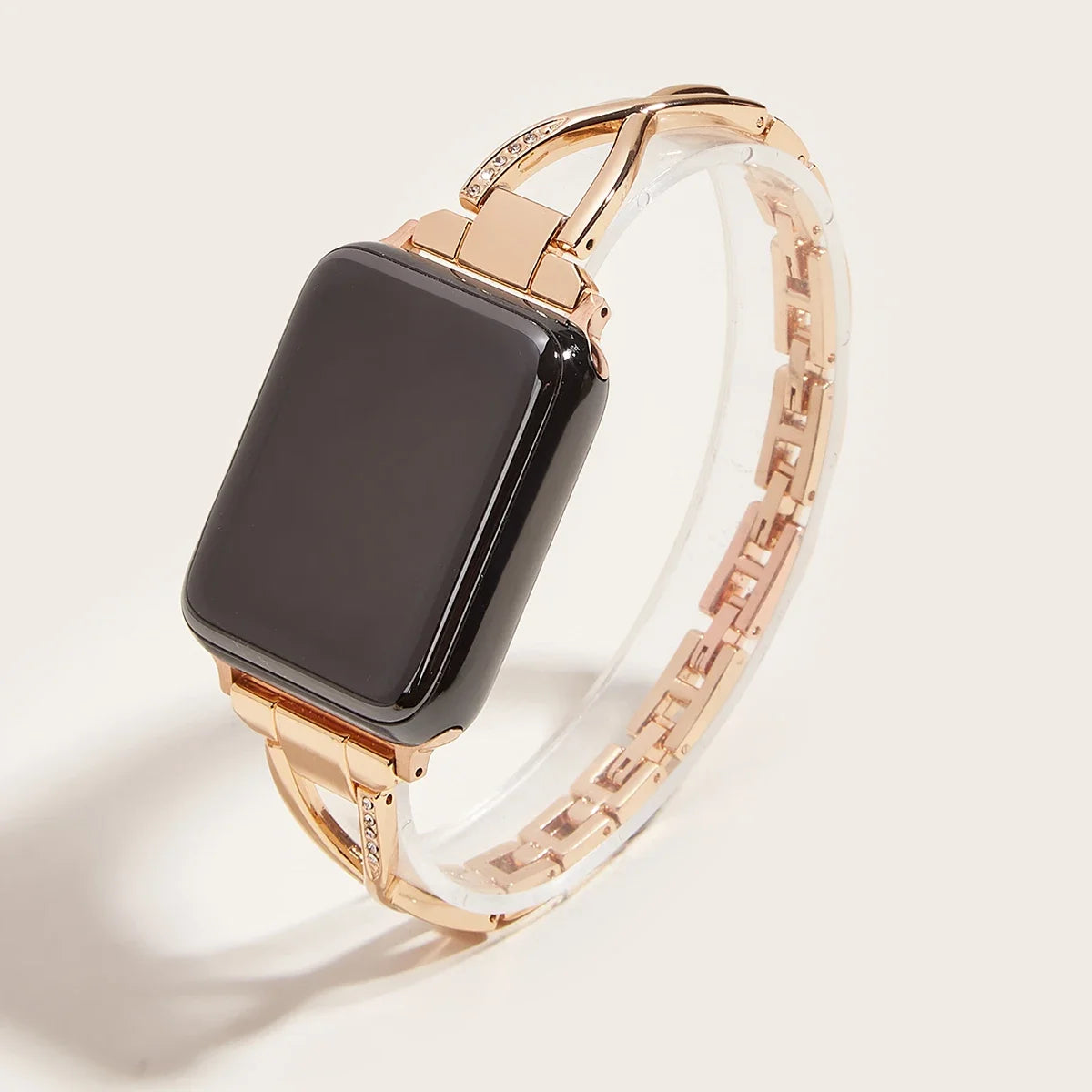 Women Bracelet for Apple Watch Band 44mm 45mm 41mm 40mm 42mm 38mm Metal Slim Diamond Strap for iwatch Ultra Series 8 7 SE 65 4 Qme